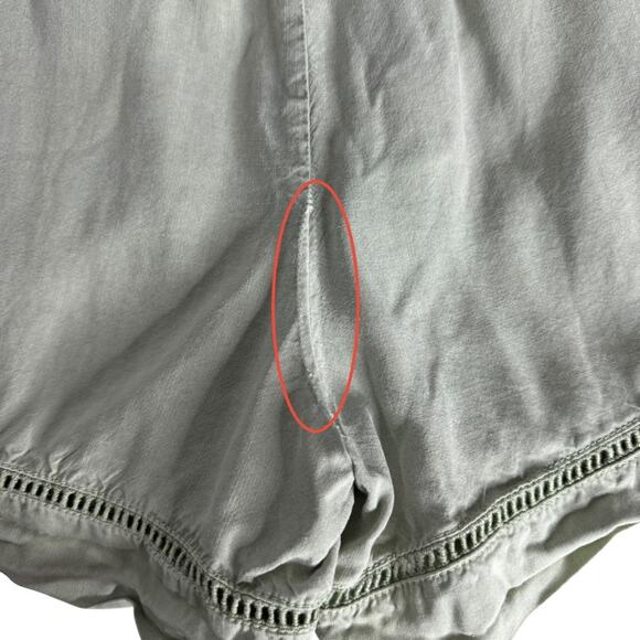Cloth and Stone Anthropologie Green‎ Tencel Soft Shorts Womens Size XS - Picture 7 of 10